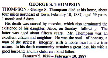 George Thompson obit